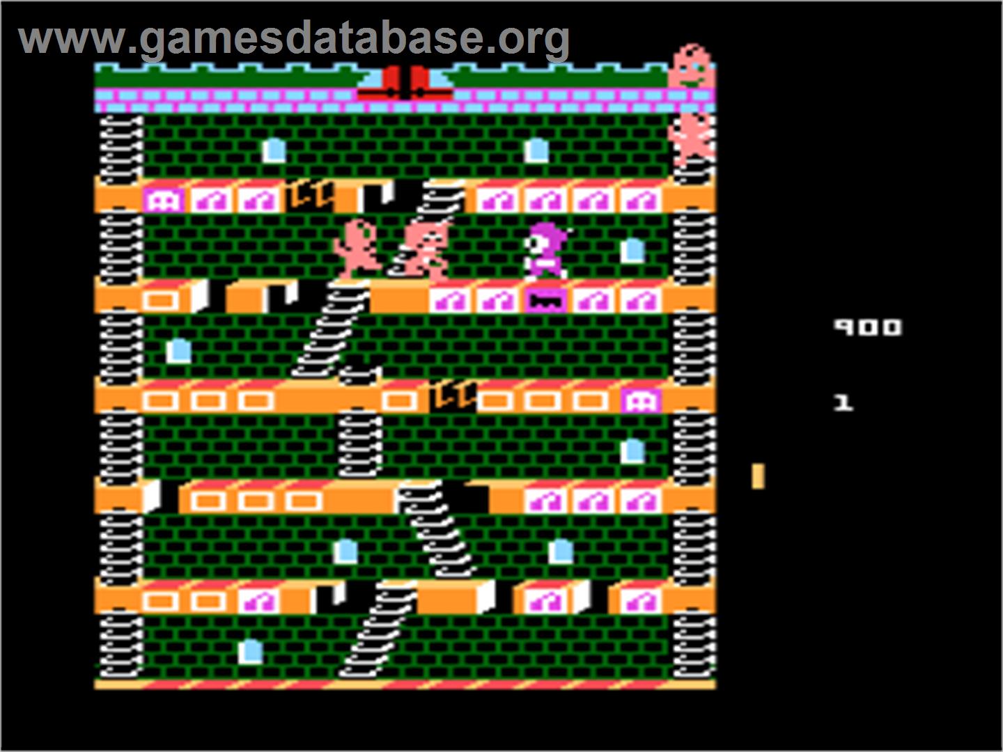 Mr. Do's Castle - Atari 8-bit - Artwork - In Game