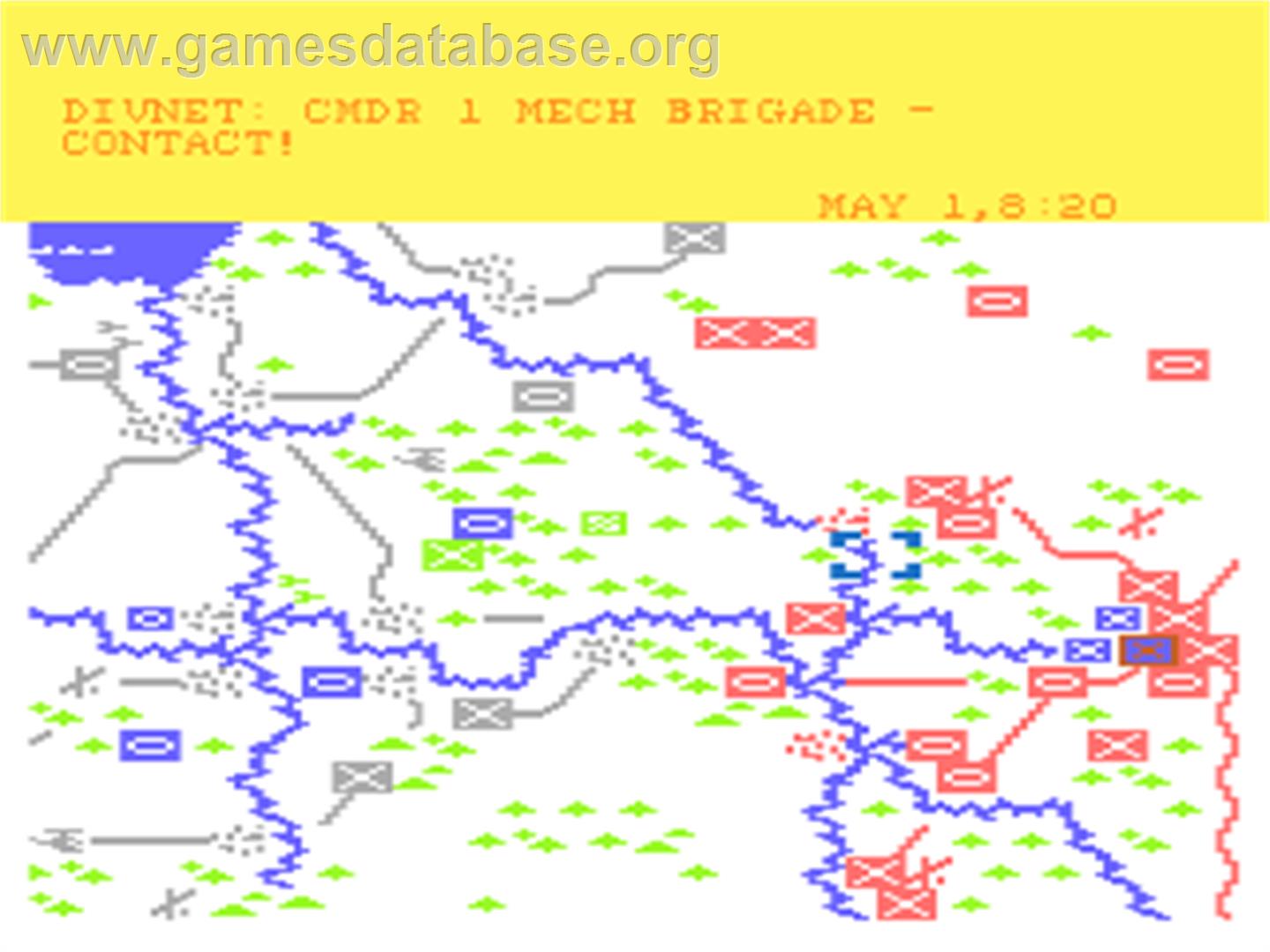 NATO Commander - Atari 8-bit - Artwork - In Game