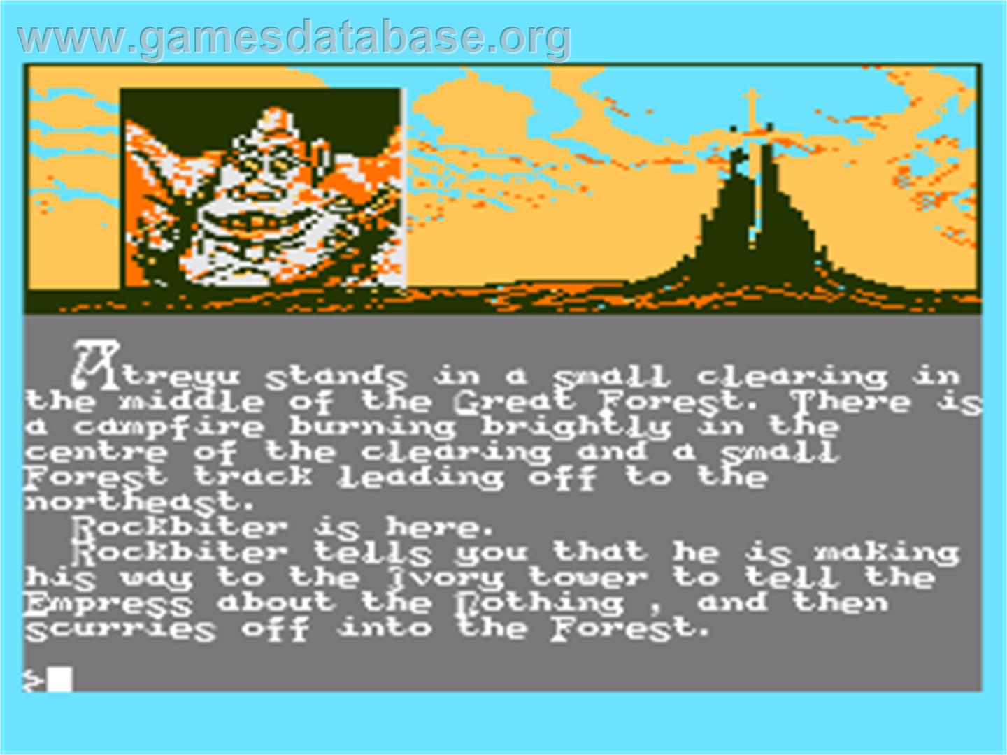 Neverending Story - Atari 8-bit - Artwork - In Game