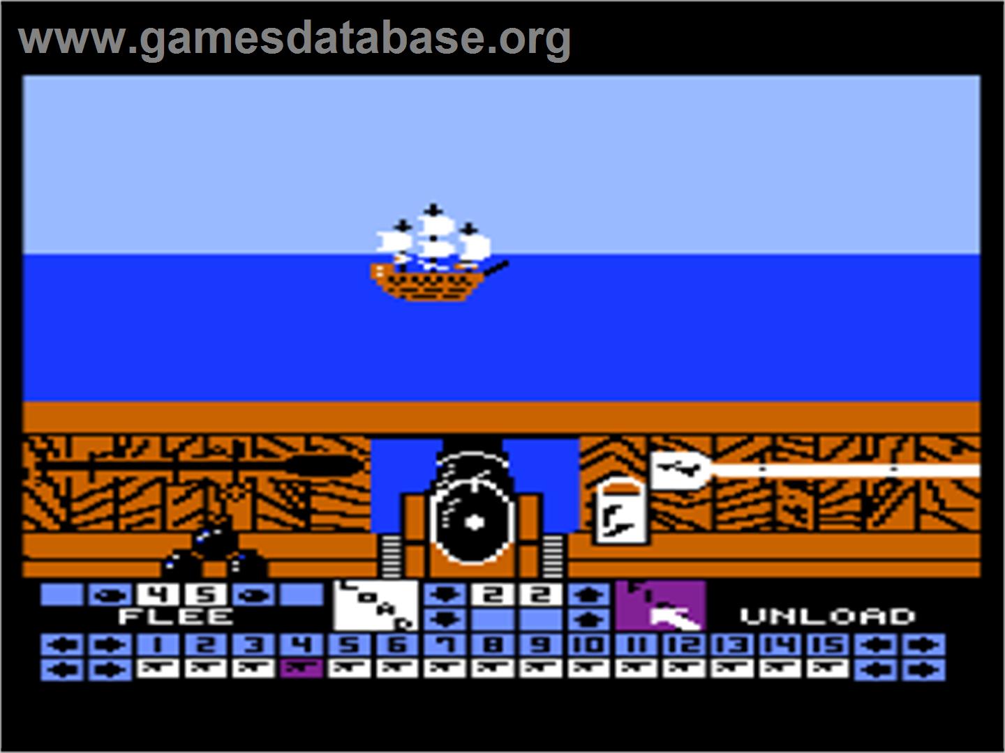 Pirates of the Barbary Coast - Atari 8-bit - Artwork - In Game