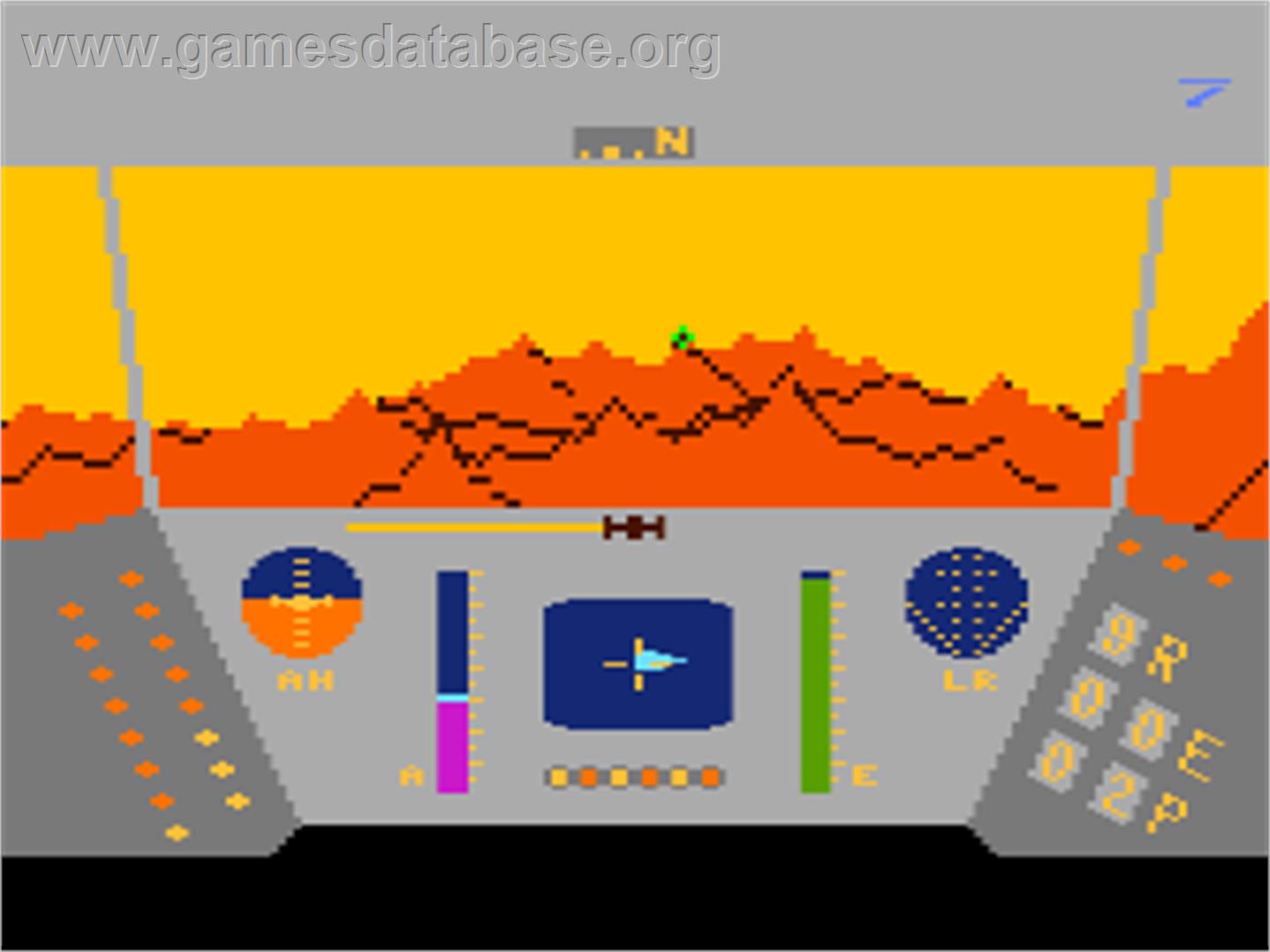 Rescue on Fractalus - Atari 8-bit - Artwork - In Game