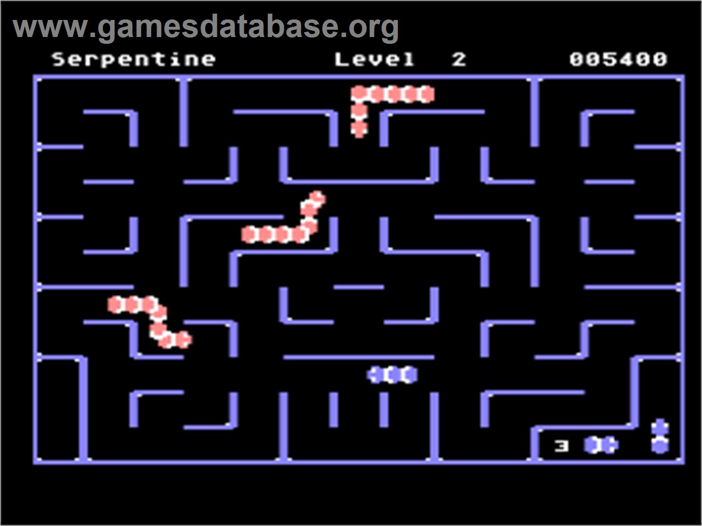 Serpentine - Atari 8-bit - Artwork - In Game