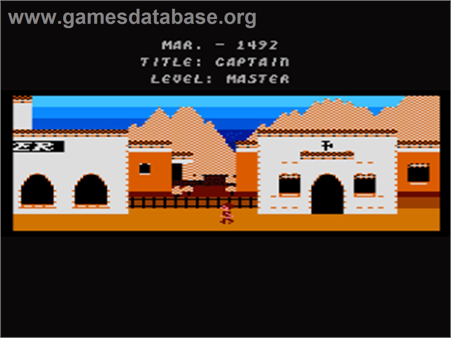 Seven Cities of Gold - Atari 8-bit - Artwork - In Game
