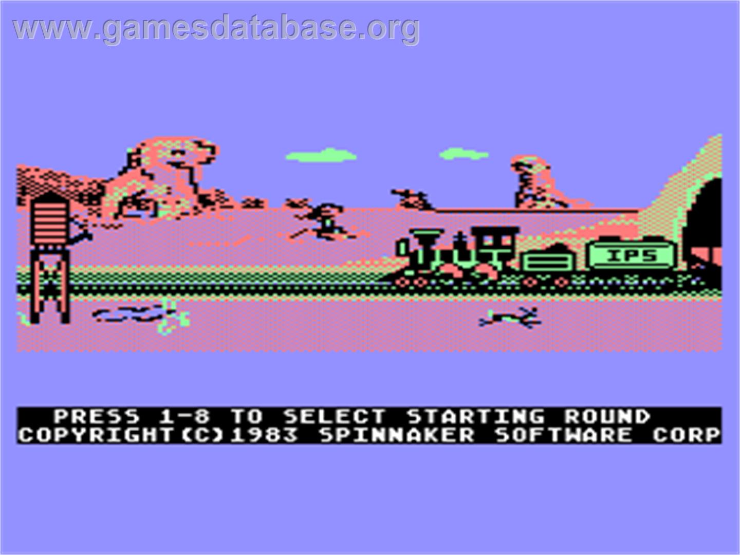 Trains - Atari 8-bit - Artwork - In Game