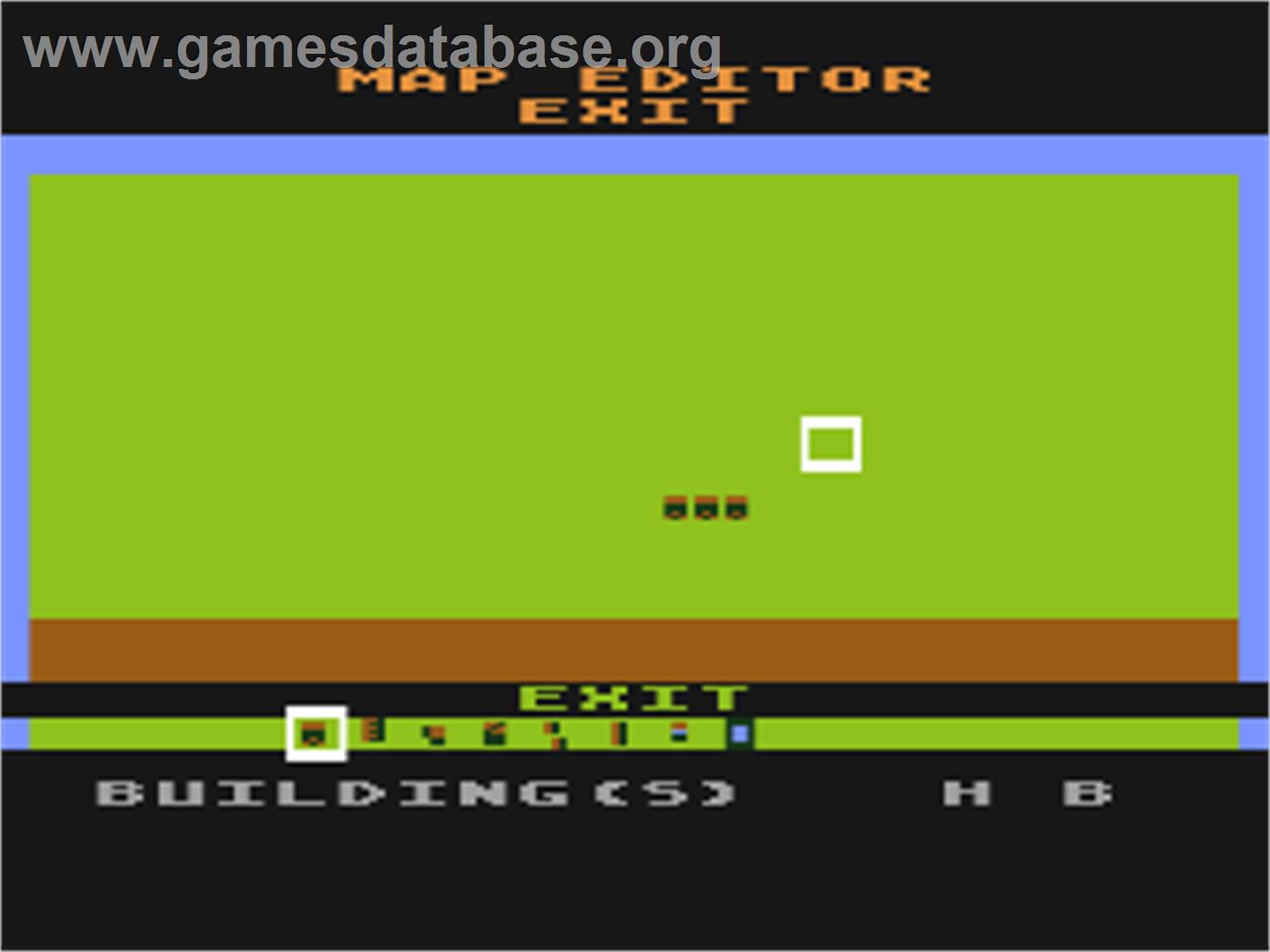 Wargame Construction Set - Atari 8-bit - Artwork - In Game