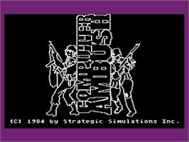 Title screen of Computer Ambush on the Atari 8-bit.
