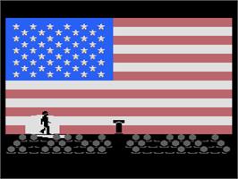 Title screen of Crusade in Europe on the Atari 8-bit.