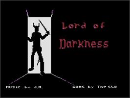 Title screen of Jewels of Darkness on the Atari 8-bit.