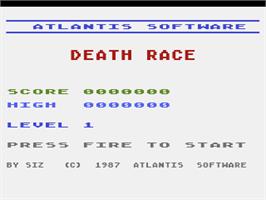 Title screen of Math Maze on the Atari 8-bit.