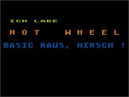 Title screen of Mindwheel on the Atari 8-bit.
