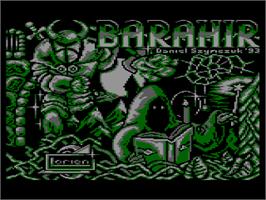 Title screen of Warship on the Atari 8-bit.