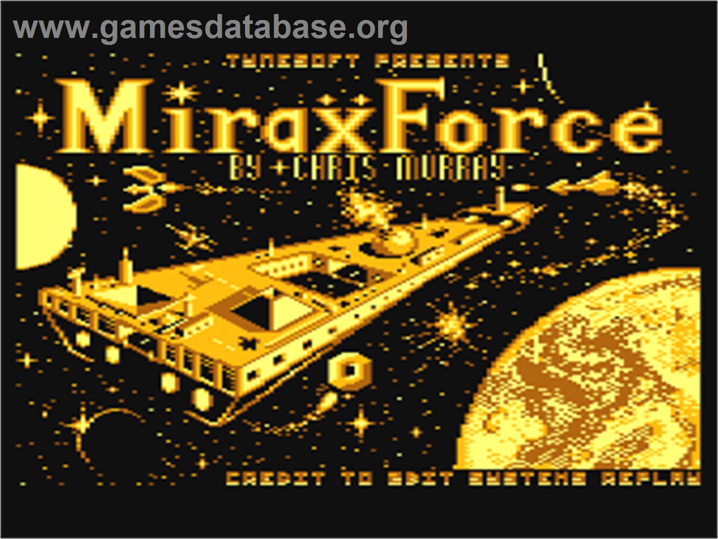 Carrier Force - Atari 8-bit - Artwork - Title Screen