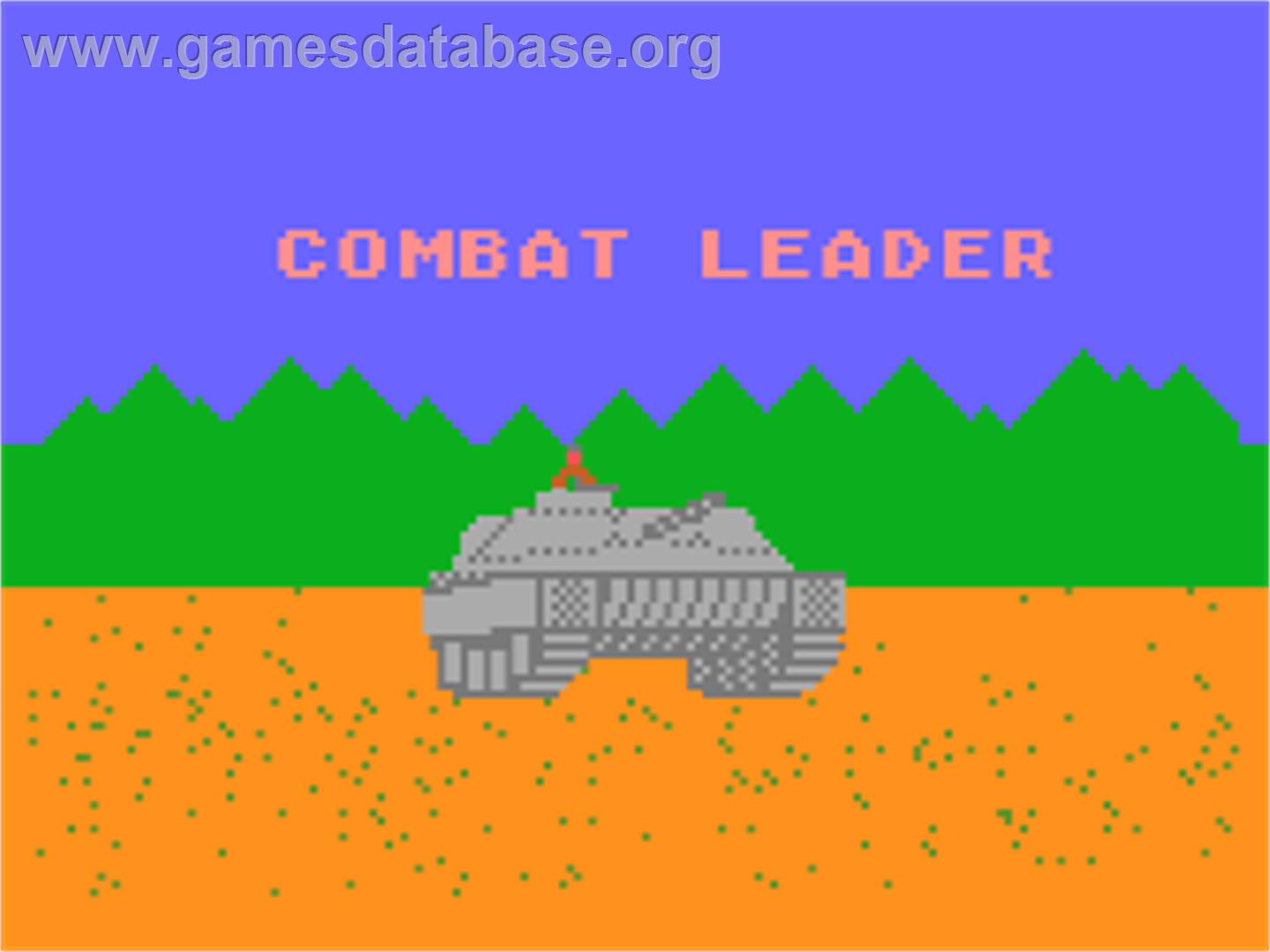 Combat Leader - Atari 8-bit - Artwork - Title Screen