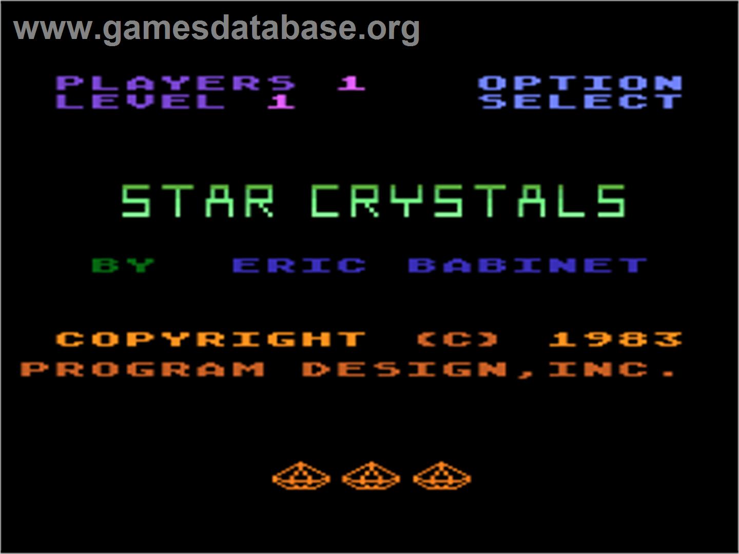 Dark Crystal - Atari 8-bit - Artwork - Title Screen