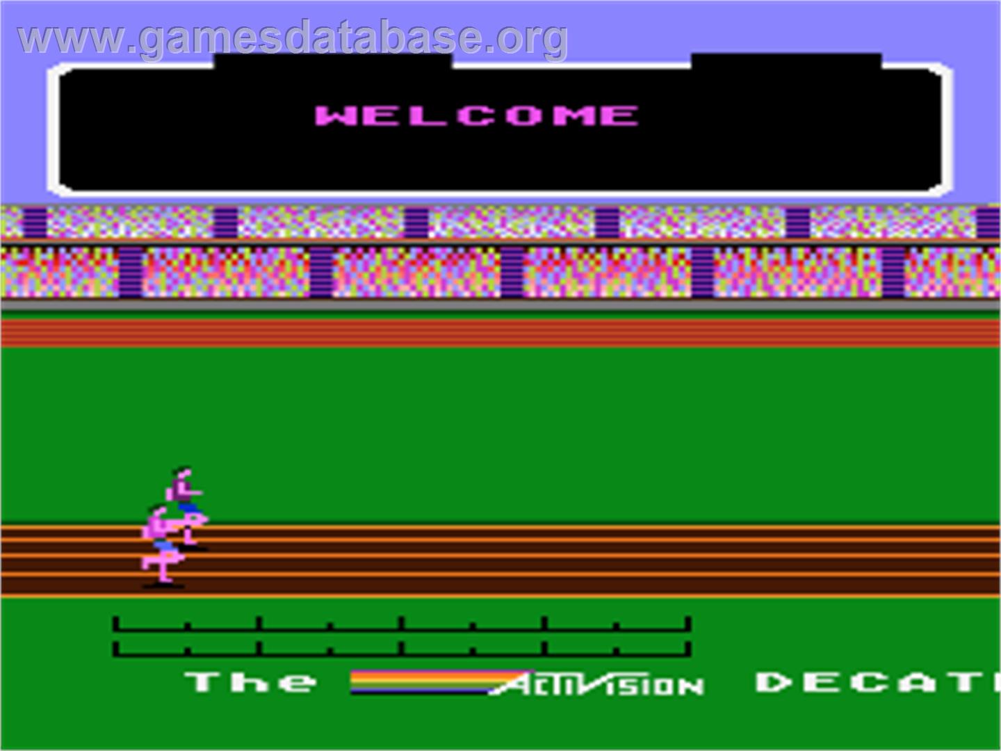 Desert Falcon - Atari 8-bit - Artwork - Title Screen