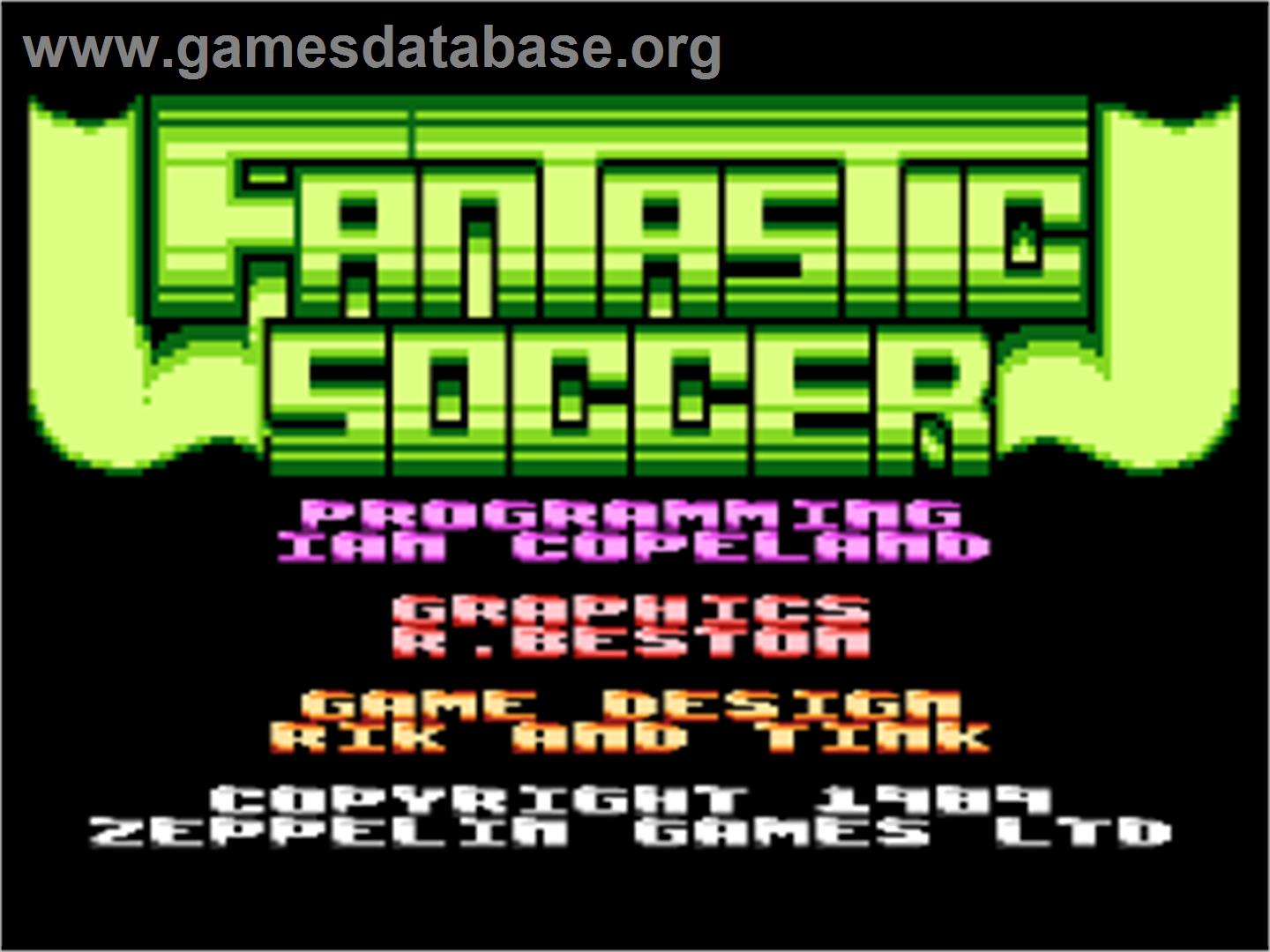 Fantastic 4 - Atari 8-bit - Artwork - Title Screen