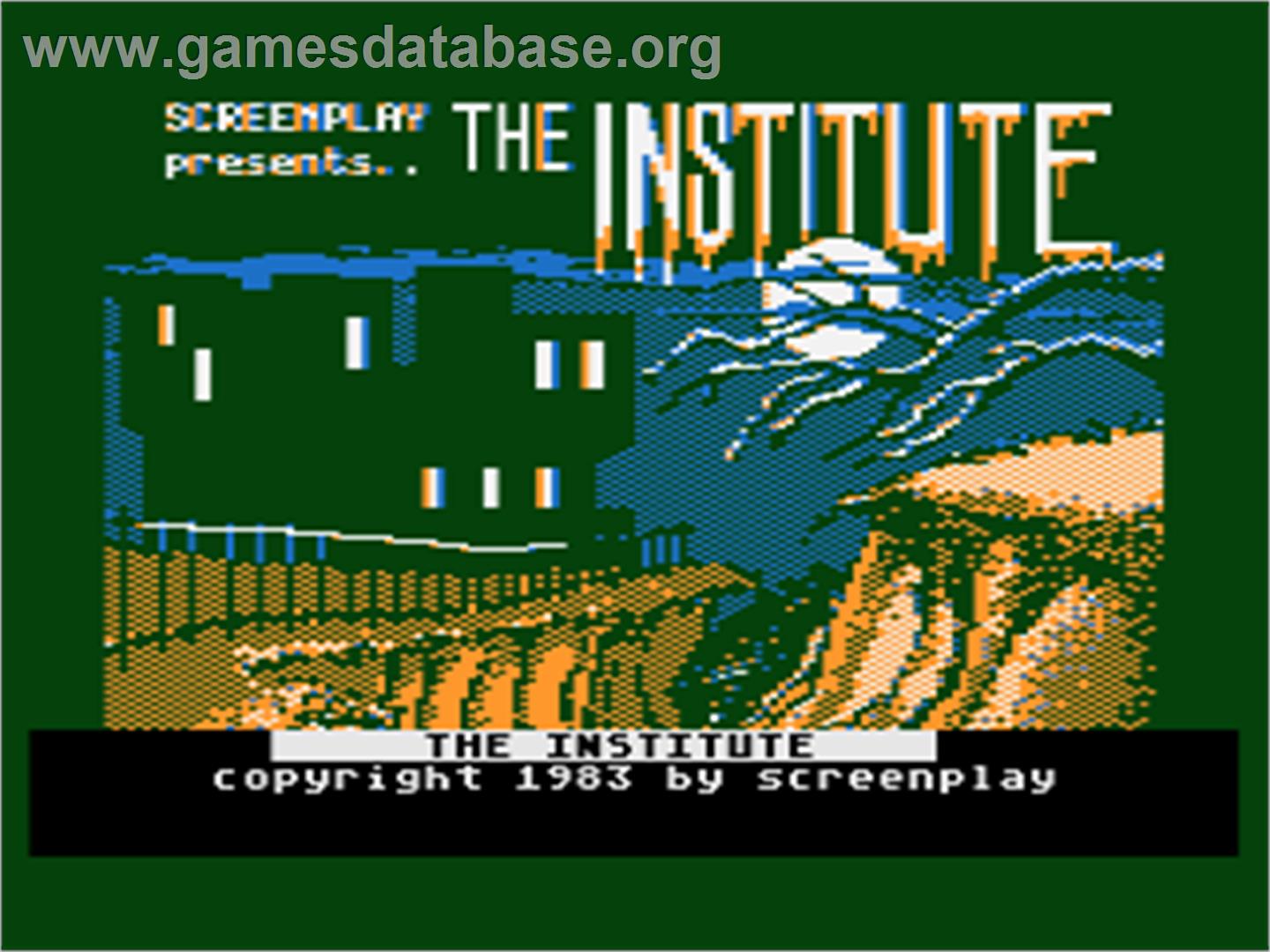 Institute - Atari 8-bit - Artwork - Title Screen