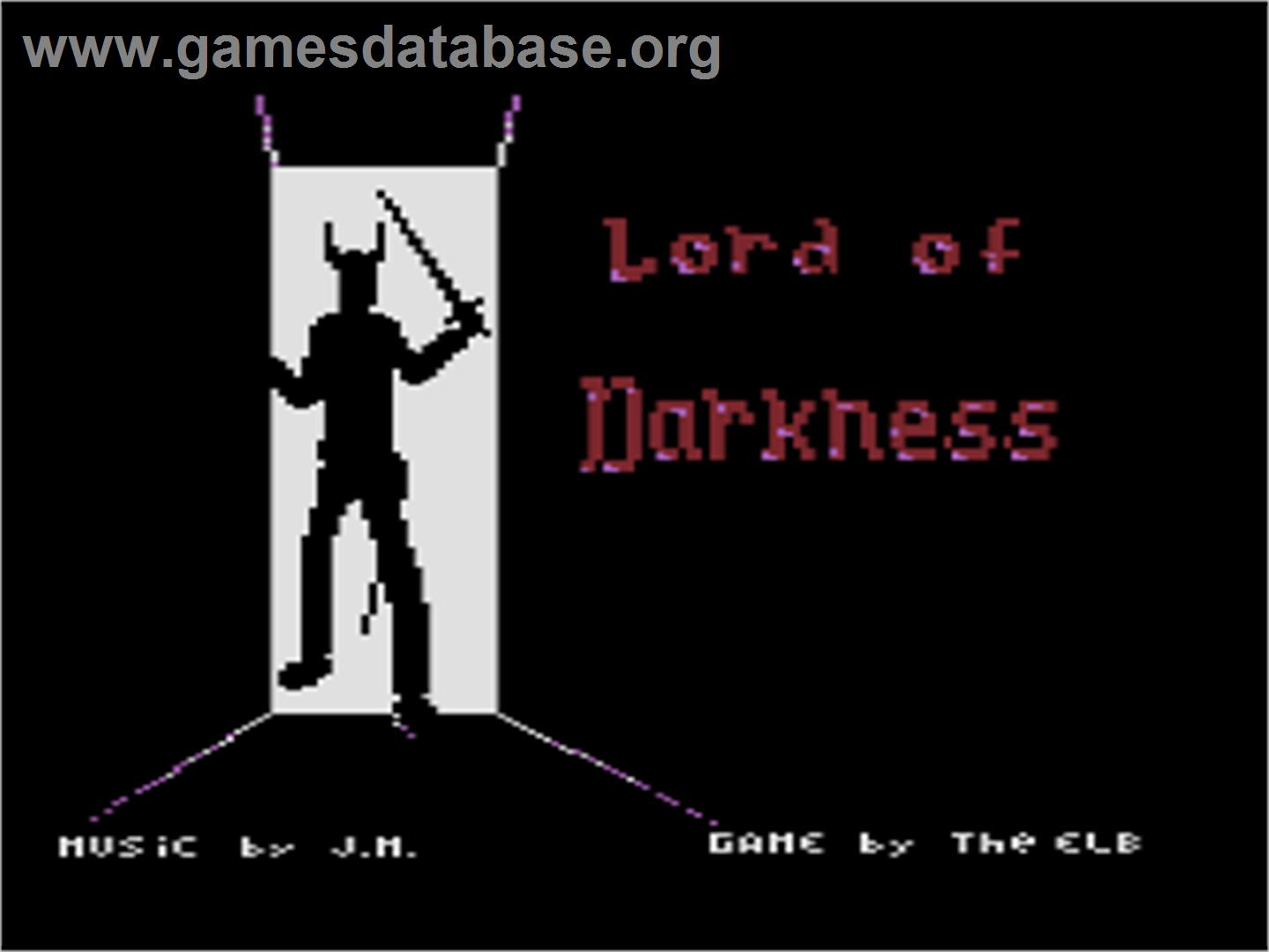 Jewels of Darkness - Atari 8-bit - Artwork - Title Screen