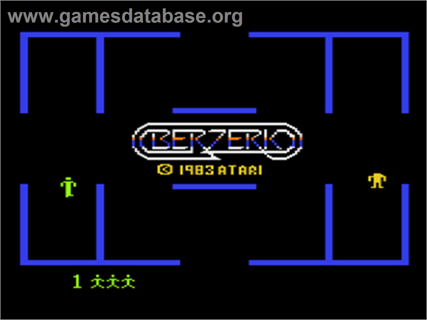 Mercenary - Atari 8-bit - Artwork - Title Screen