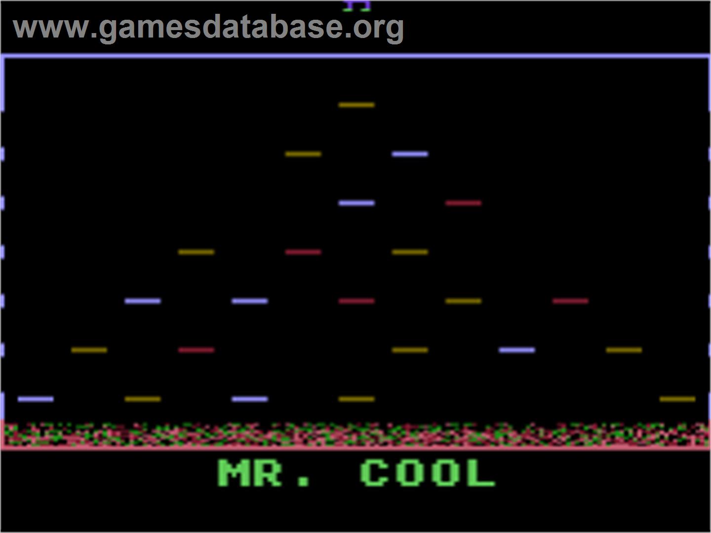 Mr. Cool - Atari 8-bit - Artwork - Title Screen