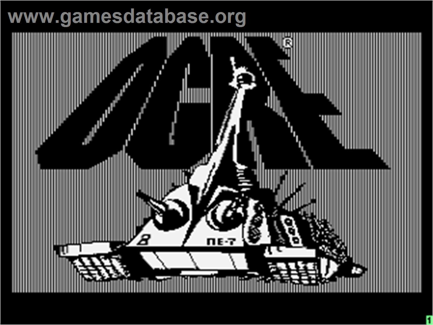 Ogre - Atari 8-bit - Artwork - Title Screen
