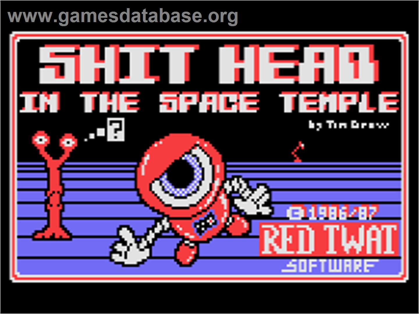 Ruff and Reddy in the Space Adventure - Atari 8-bit - Artwork - Title Screen
