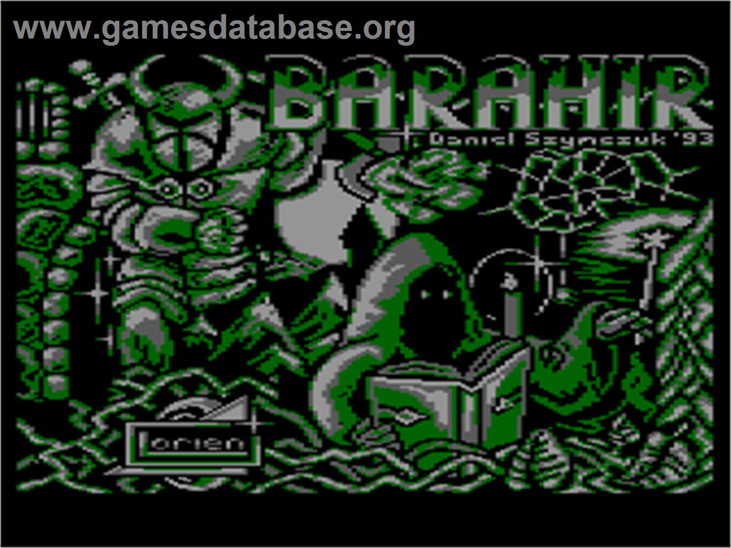 Warship - Atari 8-bit - Artwork - Title Screen