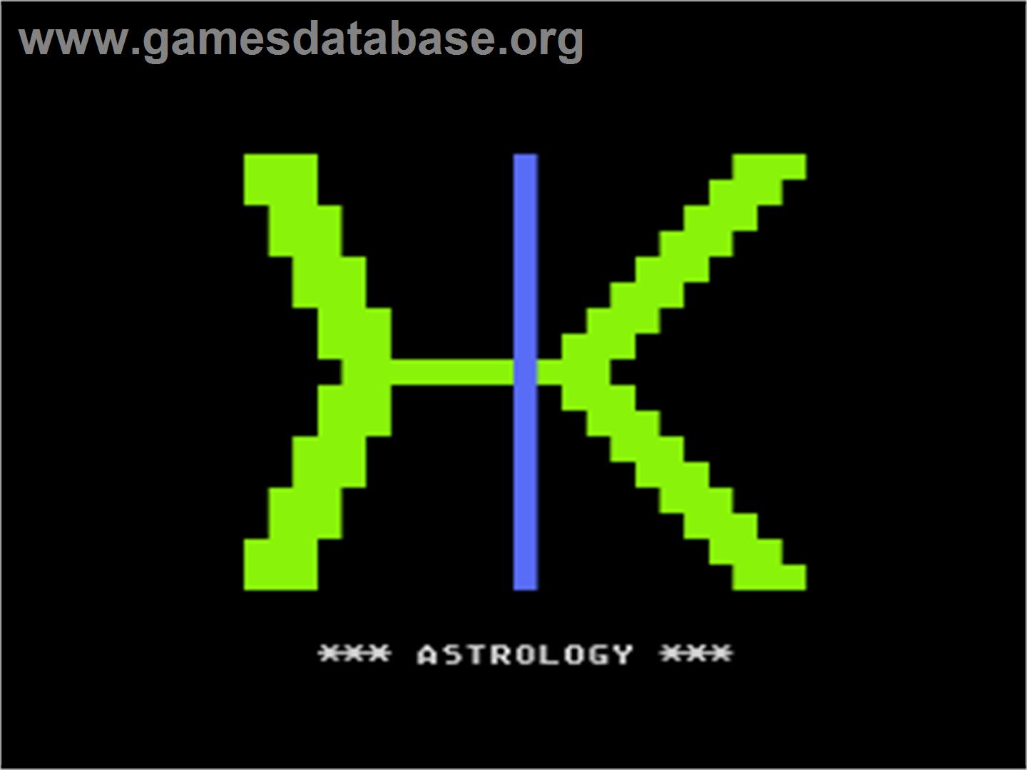 Zork Trilogy - Atari 8-bit - Artwork - Title Screen