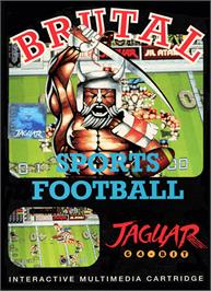 Box cover for Brutal Sports Football on the Atari Jaguar.