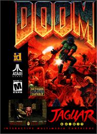 Box cover for Doom on the Atari Jaguar.