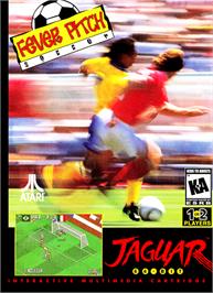 Box cover for Fever Pitch Soccer on the Atari Jaguar.