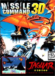 Box cover for Missile Command 3D on the Atari Jaguar.