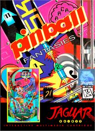 Box cover for Pinball Fantasies on the Atari Jaguar.