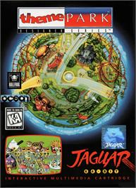 Box cover for Theme Park on the Atari Jaguar.