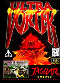 Box cover for Ultra Vortek (Beta) on the Atari Jaguar.