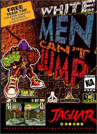 Box cover for White Men Can't Jump on the Atari Jaguar.
