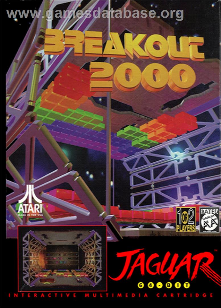 Breakout 2000 - Atari Jaguar - Artwork - Box
