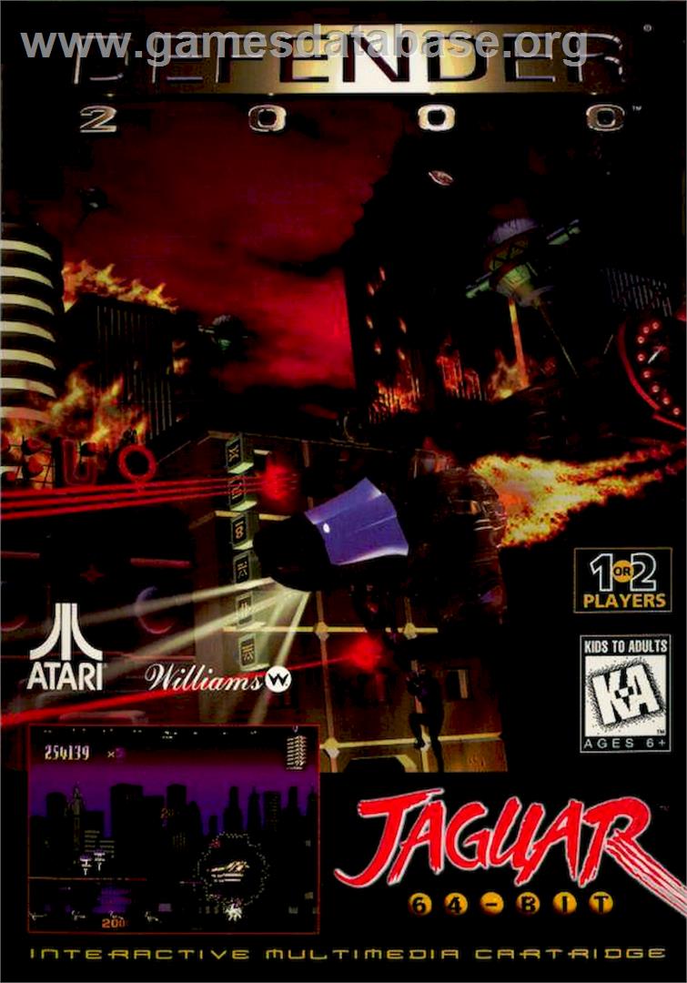 Defender 2000 - Atari Jaguar - Artwork - Box