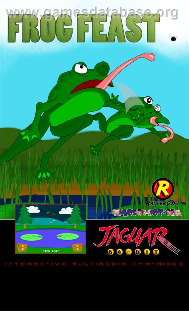 Frog Feast - Atari Jaguar - Artwork - Box