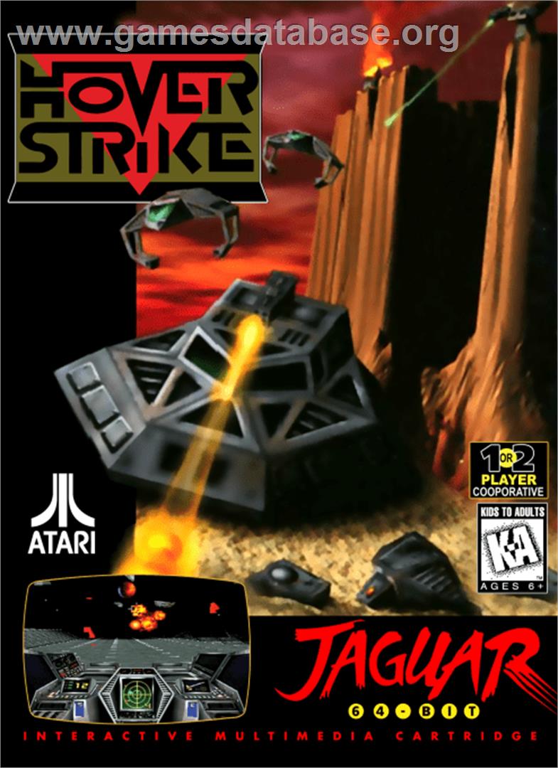 Hover Strike - Atari Jaguar - Artwork - Box