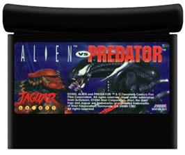 Cartridge artwork for Alien vs. Predator on the Atari Jaguar.
