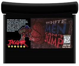 Cartridge artwork for White Men Can't Jump on the Atari Jaguar.