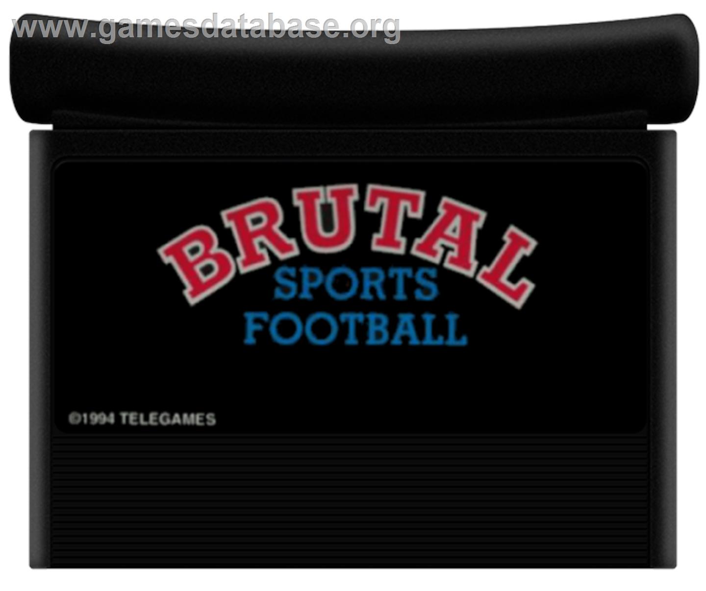 Brutal Sports Football - Atari Jaguar - Artwork - Cartridge
