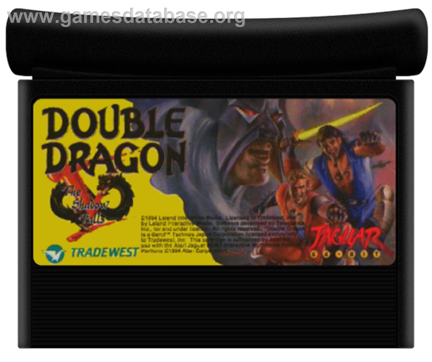 Double Dragon V: The Shadow Falls - Atari Jaguar - Artwork - Cartridge
