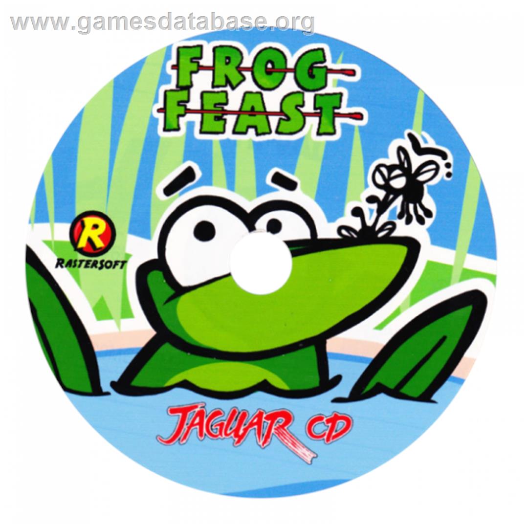 Frog Feast - Atari Jaguar - Artwork - Cartridge
