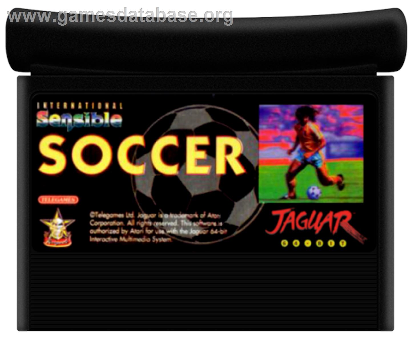 Sensible Soccer: International Edition - Atari Jaguar - Artwork - Cartridge