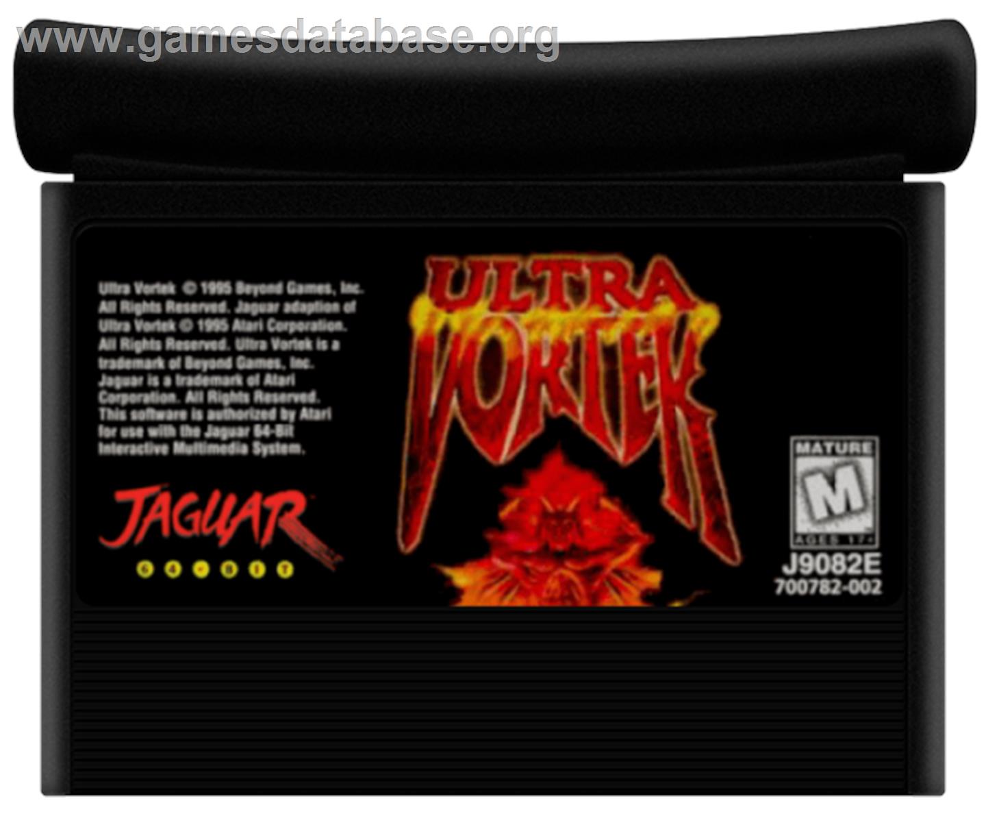 Ultra Vortek (Beta) - Atari Jaguar - Artwork - Cartridge