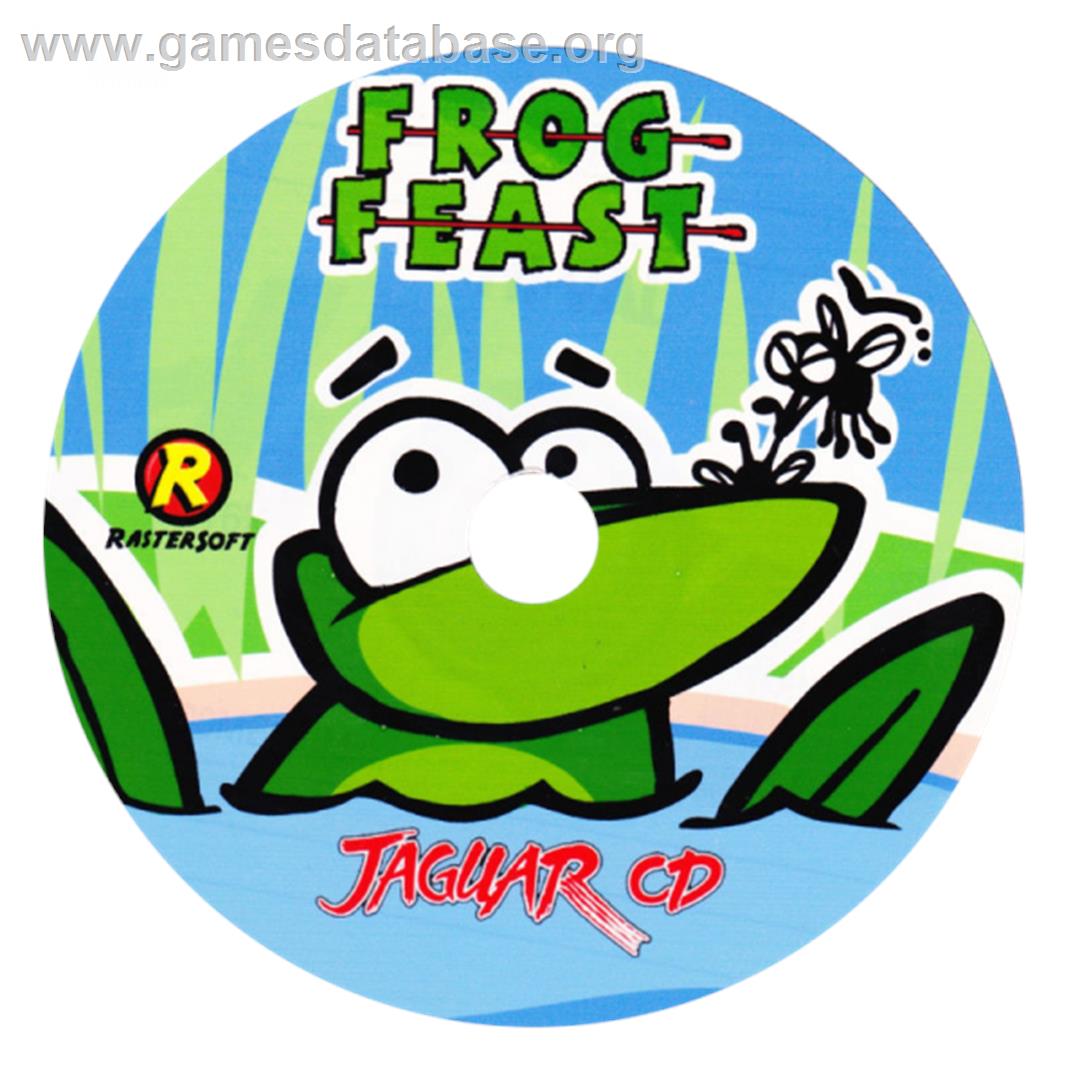 Frog Feast - Atari Jaguar - Artwork - Cartridge Top