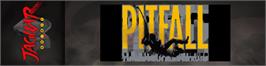 Arcade Cabinet Marquee for Pitfall: The Mayan Adventure.