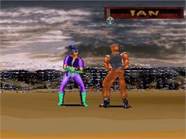 In game image of Fight For Life on the Atari Jaguar.